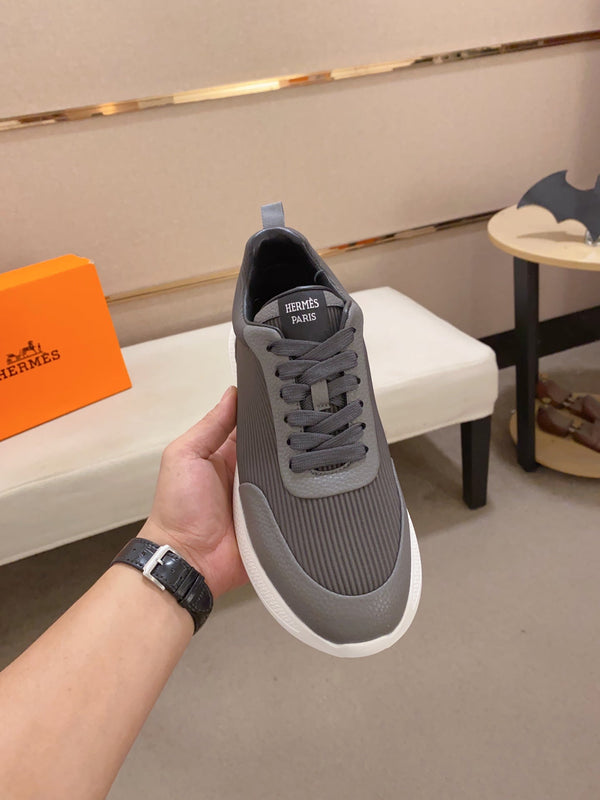 HM BOUNCING SNEAKER GRIGIA E TRAMA CENERE