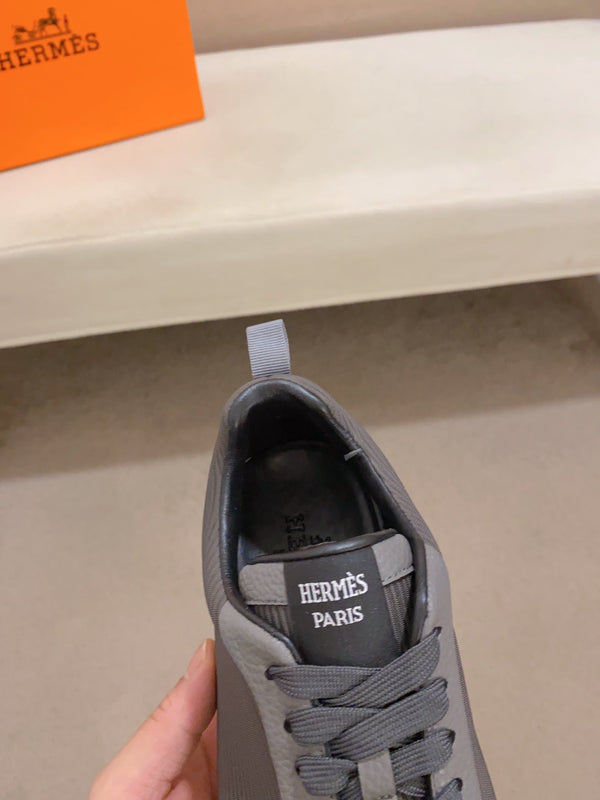 HM BOUNCING SNEAKER GRIGIA E TRAMA CENERE