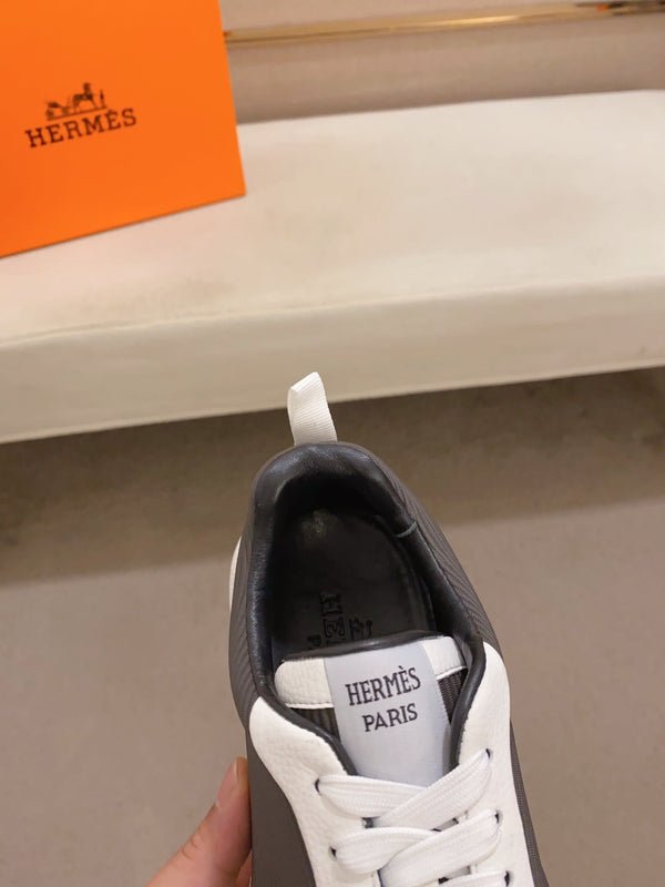 HM BOUNCING SNEAKER MARRONE INTRECCIATO