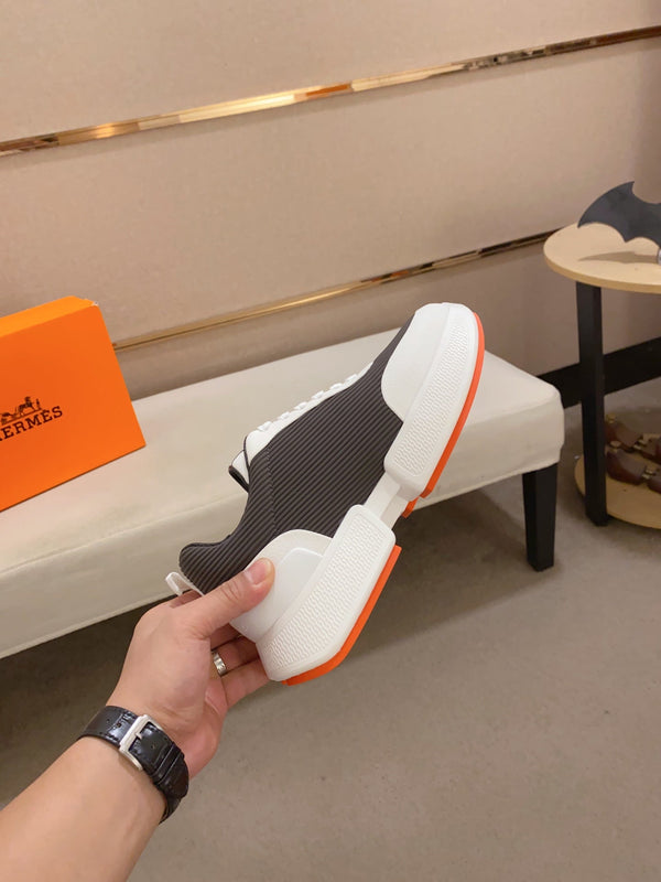 HM BOUNCING SNEAKER MARRONE INTRECCIATO