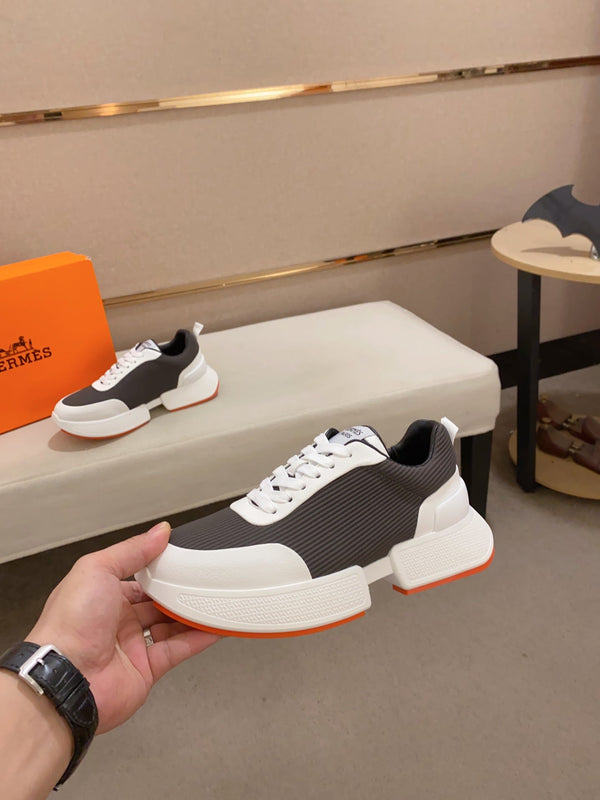 HM BOUNCING SNEAKER MARRONE INTRECCIATO