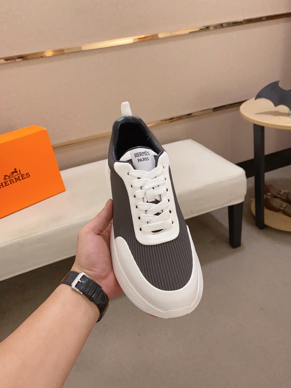 HM BOUNCING SNEAKER MARRONE INTRECCIATO