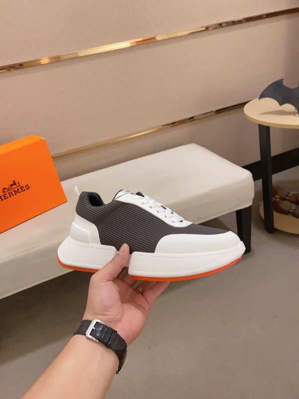 HM BOUNCING SNEAKER MARRONE INTRECCIATO