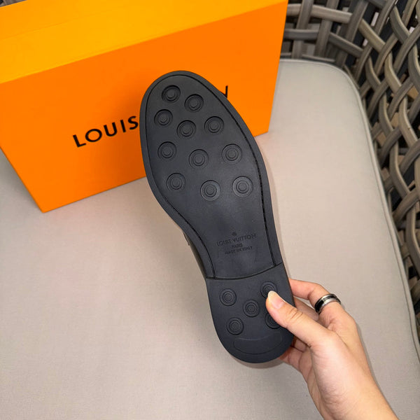 LV MAJOR LOAFERS IN BLACK SOFT CALFSKIN