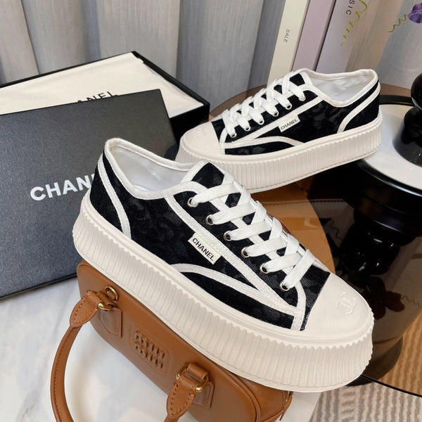 cc sneaker 40 black lace