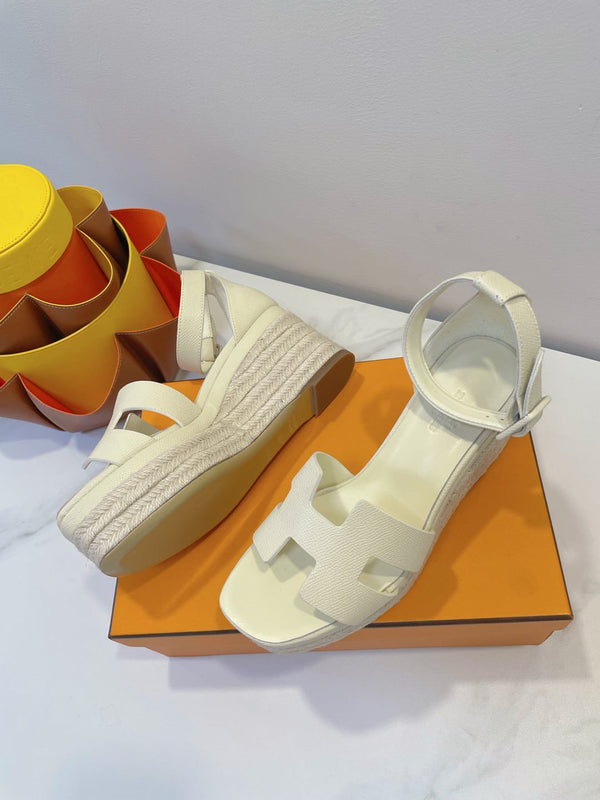 HM Elda espadrille White Cowhide 212235