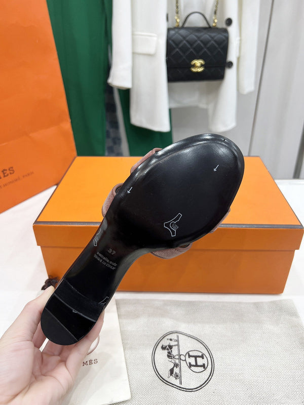 0ran 45 sandal sienna velvet goatskin