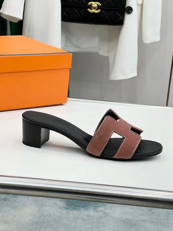 0ran 45 sandal sienna velvet goatskin