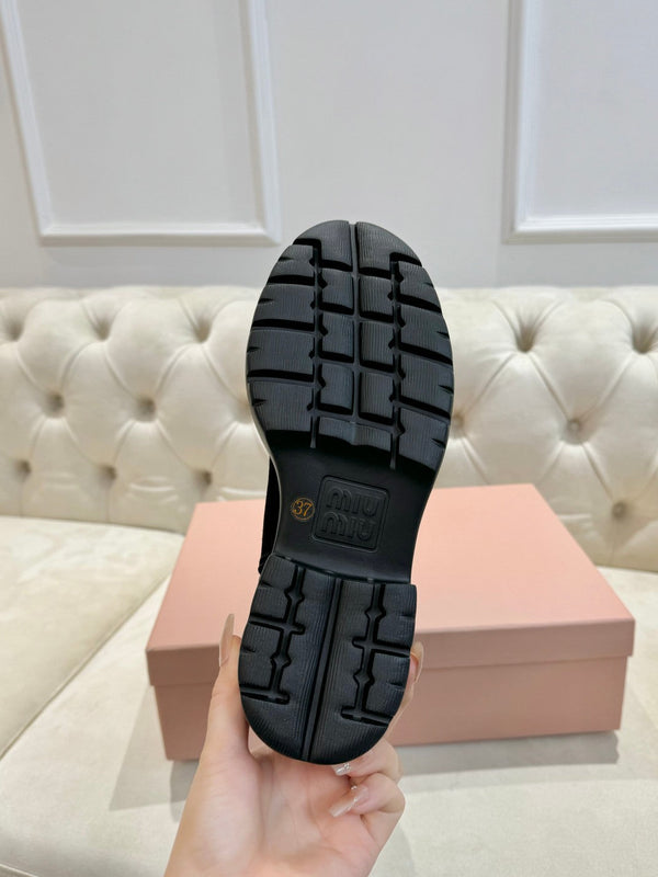 Miu Boots Black Suede 455930