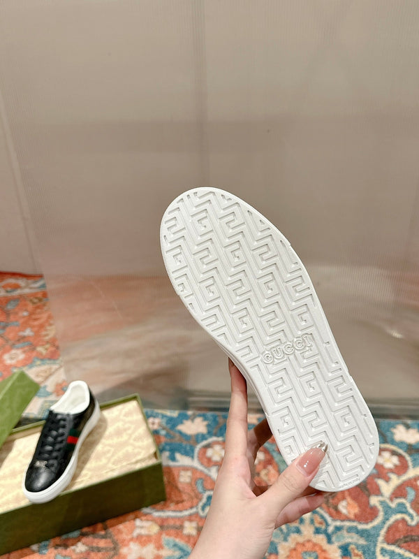 GG Ace Sneaker Black Monogram Empreinte Calfskin