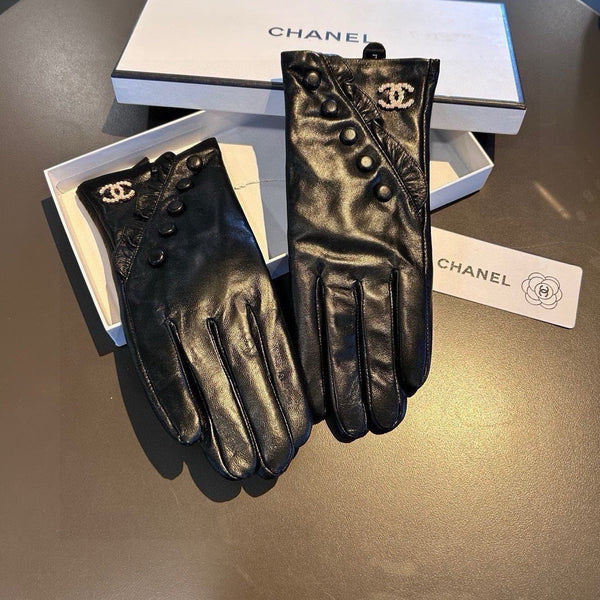 GUANTI IN PELLE DI AGNELLO NERA 466772