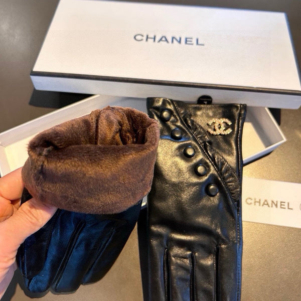 GUANTI IN PELLE DI AGNELLO NERA 466772