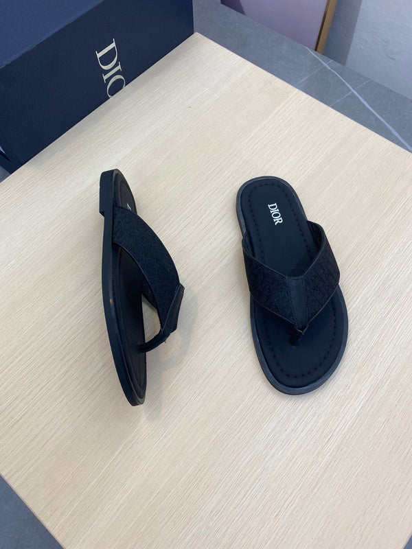 CD ALIDAS FLIP-FLOPS BLACK JACQUARD