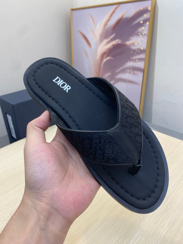 CD ALIDAS FLIP-FLOPS BLACK JACQUARD