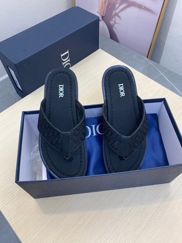 CD ALIDAS FLIP-FLOPS BLACK JACQUARD