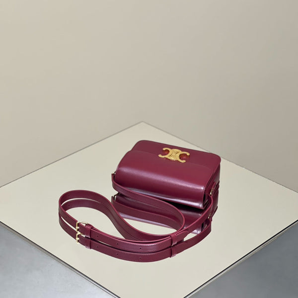 MINI CLAUDE 22 SHINY CALFSKIN FANSY PURPLE