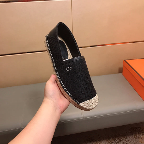 CD PARADISE ESPADRILLE LOAFER BLACK JACQUARD