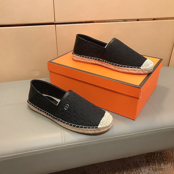 CD PARADISE ESPADRILLE LOAFER BLACK JACQUARD