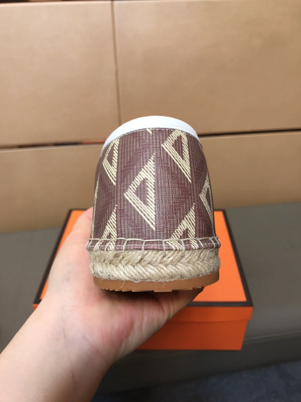 CD PARADISE ESPADRILLE LOAFER RUSSET GEOMETRIC JACQUARD