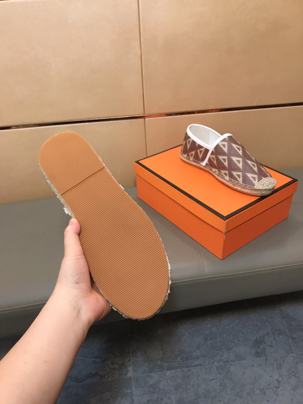 CD PARADISE ESPADRILLE LOAFER RUSSET GEOMETRIC JACQUARD