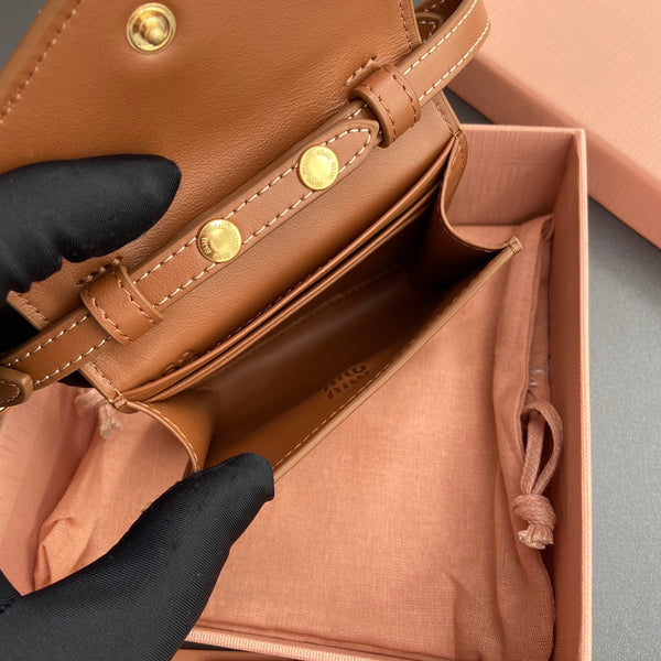 MICRO BAG 11 IN SANTA FE BROWN SMOOTH CALFSKIN