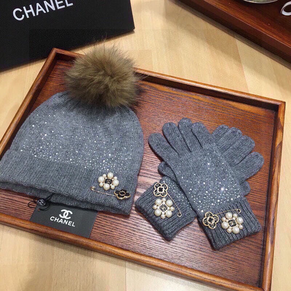 SET TRE PEZZI IN CASHMERE GRIGIO SQUALO 424005