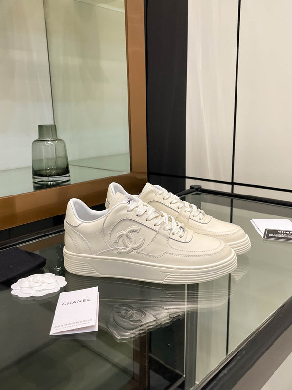 CC 25 Trainers Beige Cowhide Sheepskin  413861