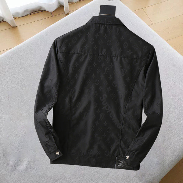 GIACCA CAMICIA LV MONOGRAM NERO 239044