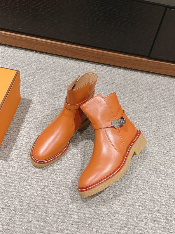 stivaletto history in pelle di vitello marrone