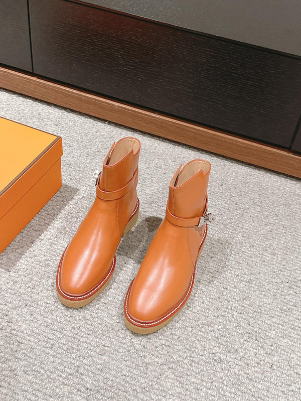 stivaletto history in pelle di vitello marrone