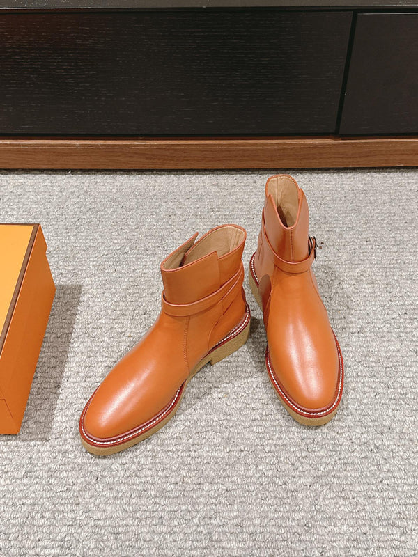 stivaletto history in pelle di vitello marrone