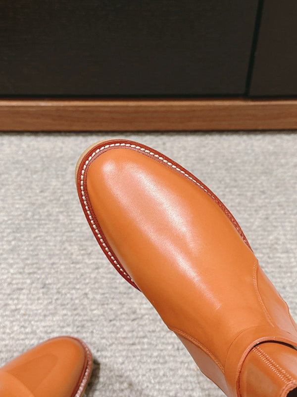 stivaletto history in pelle di vitello marrone