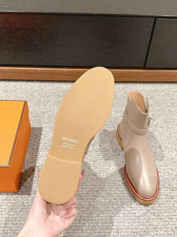 stivaletto history in pelle di vitello grigia