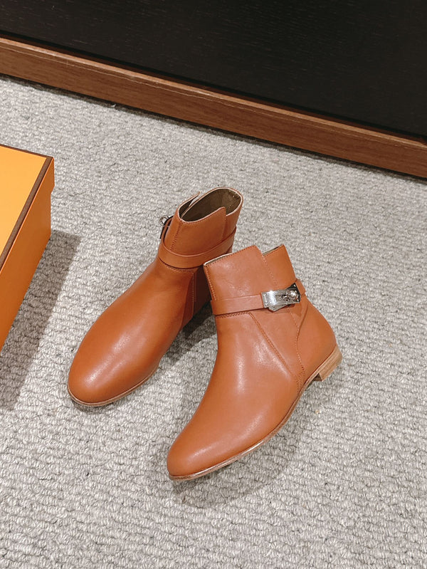 neo ankle boot brown calfskin