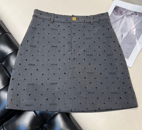 Miu Miu 25 Set Grigio Poliestere