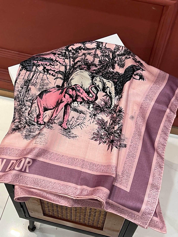 SCIARPA QUADRATA 110 CM IN VELLUTO DI SETA COLORATO 389724