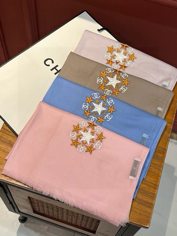 SCIARPA 200 CM IN CASHMERE MARRONE MEDIO 394614