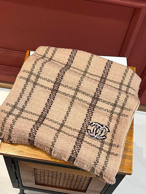 SCIARPA 190 CM IN CASHMERE MARRONE SIDRO 396471