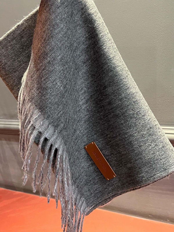 SCIARPA 180 CM IN CASHMERE GRIGIO SCURO 396480