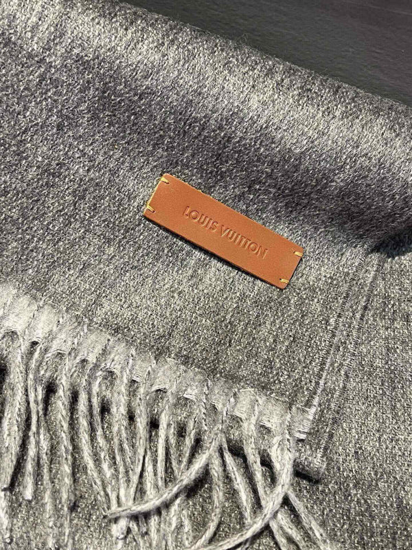 SCIARPA 180 CM IN CASHMERE GRIGIO SCURO 396480