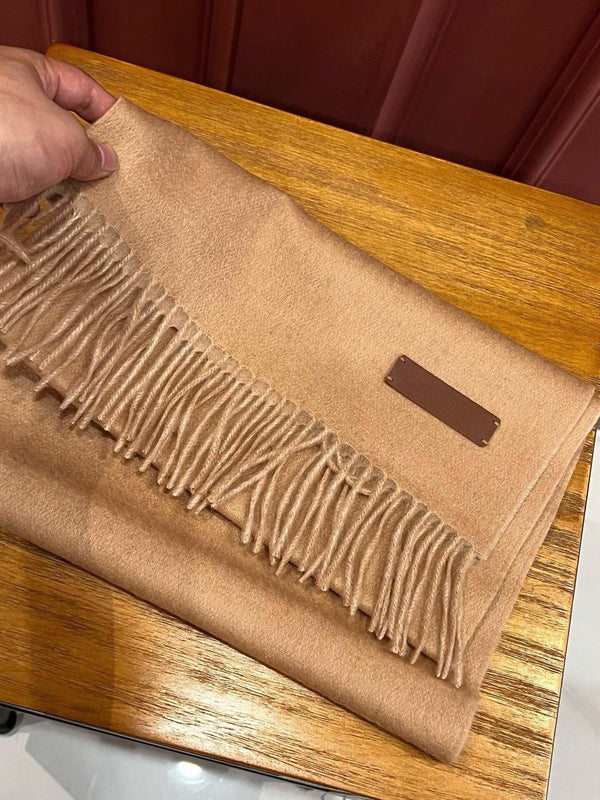 SCIARPA 180 CM IN CASHMERE MARRONE MEDIO 396482