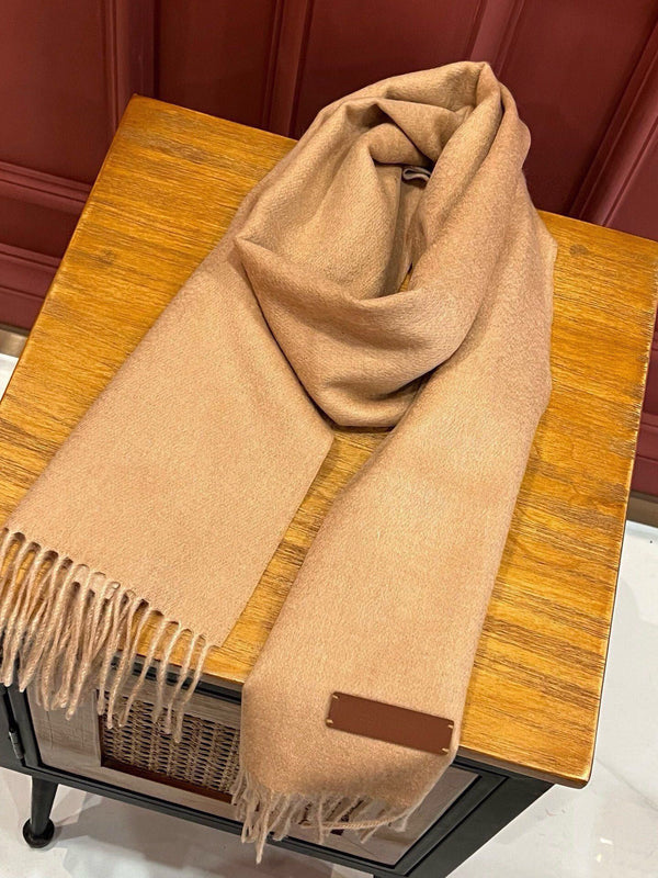 SCIARPA 180 CM IN CASHMERE MARRONE MEDIO 396482