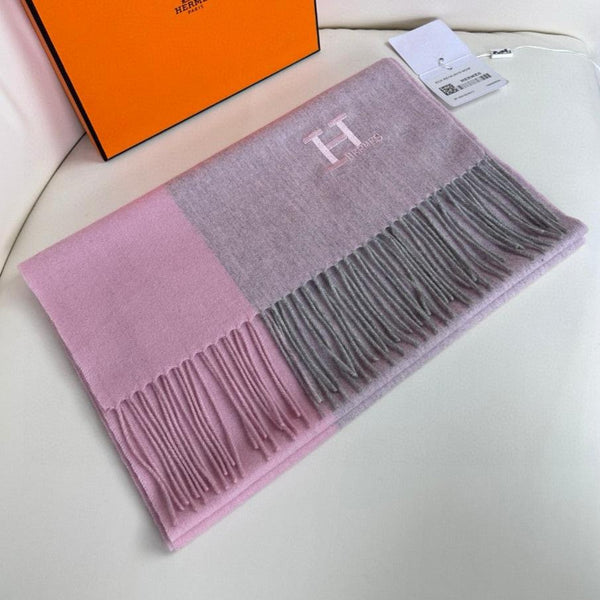 SCARF 190 CM IN PINK CASHMERE