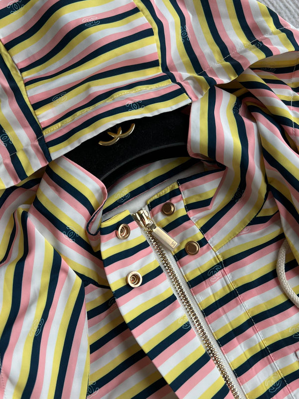 CC 25 Striped Suit Multicolor Polyester Fiber