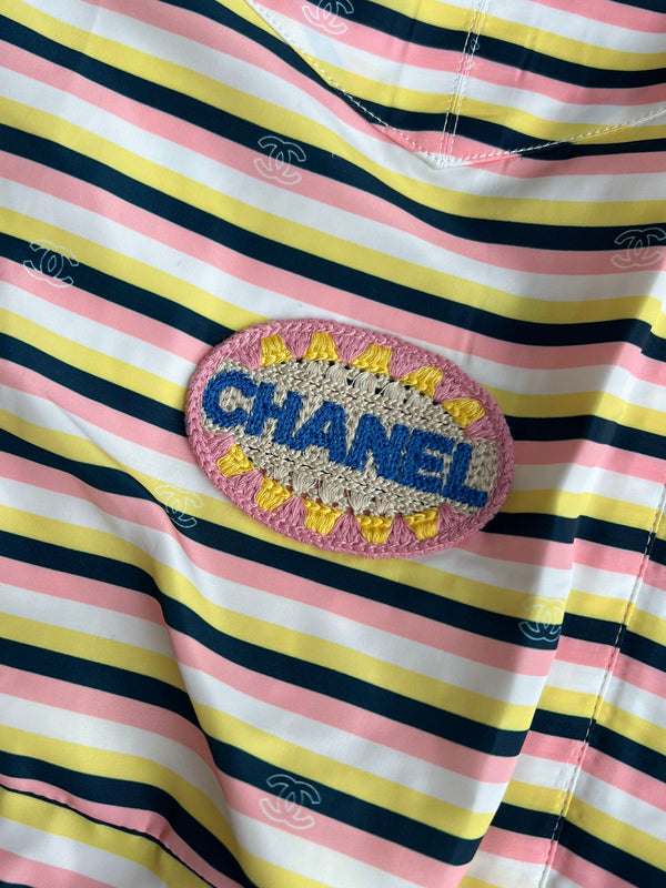 CC 25 Striped Suit Multicolor Polyester Fiber