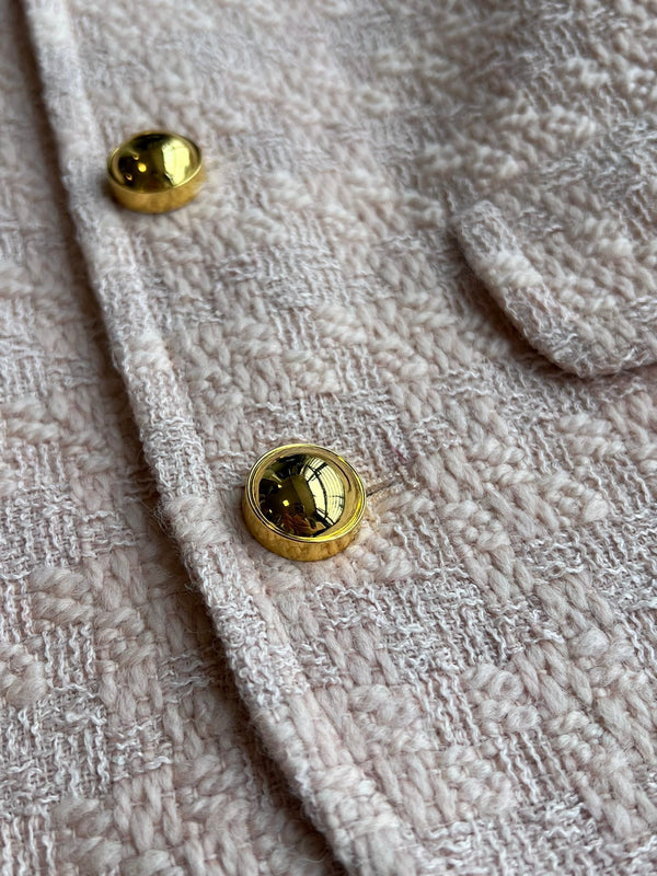 Celine 25 Jacekt Pink Wool Mohair