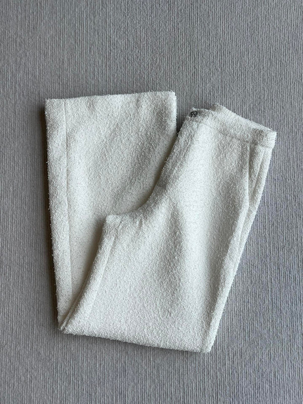 CC 25 Tweed Set Vest White Cotton Polyamide 251650