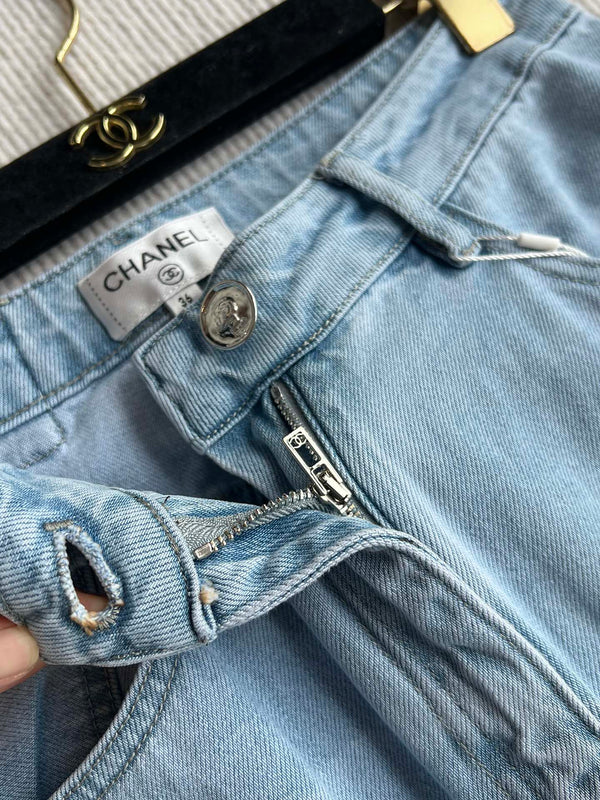 CC 25 Diamond Jeans Blue Denim Cotton