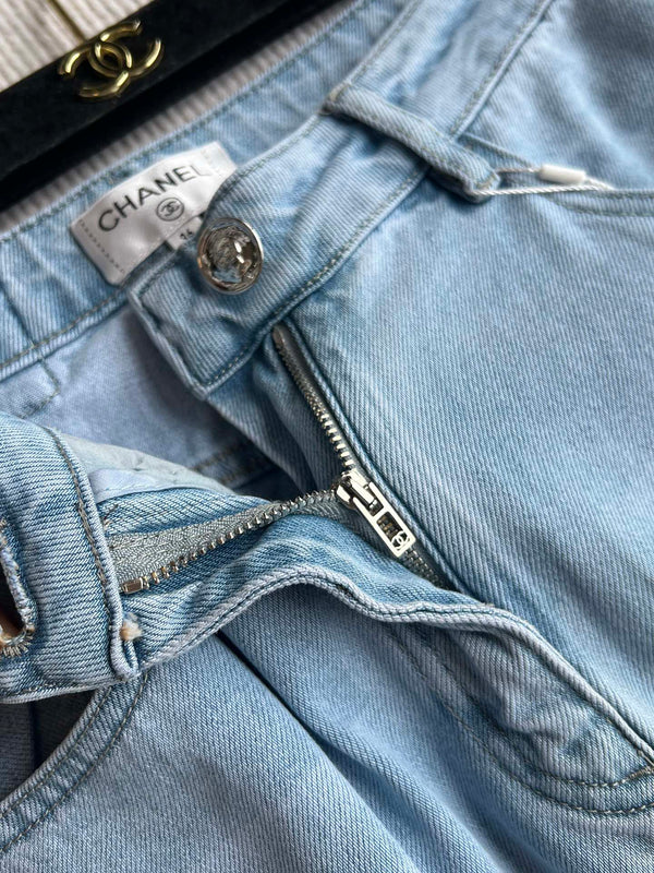 CC 25 Diamond Jeans Blue Denim Cotton