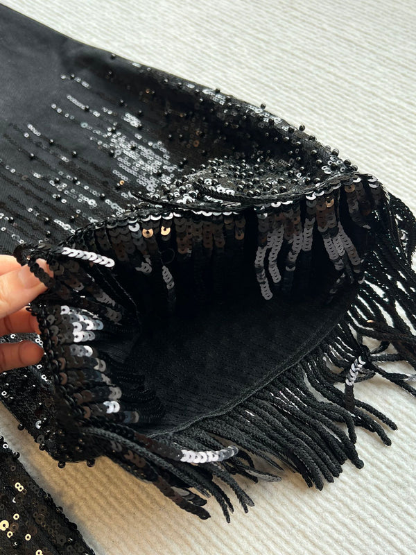 CC 25SS Wide-Leg Pants In Black Denim 277038